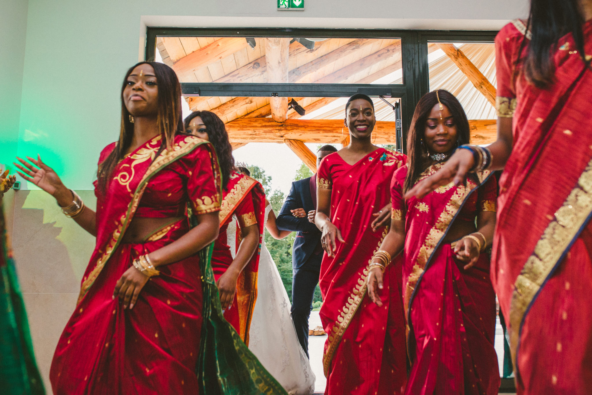 African Indian mixed wedding