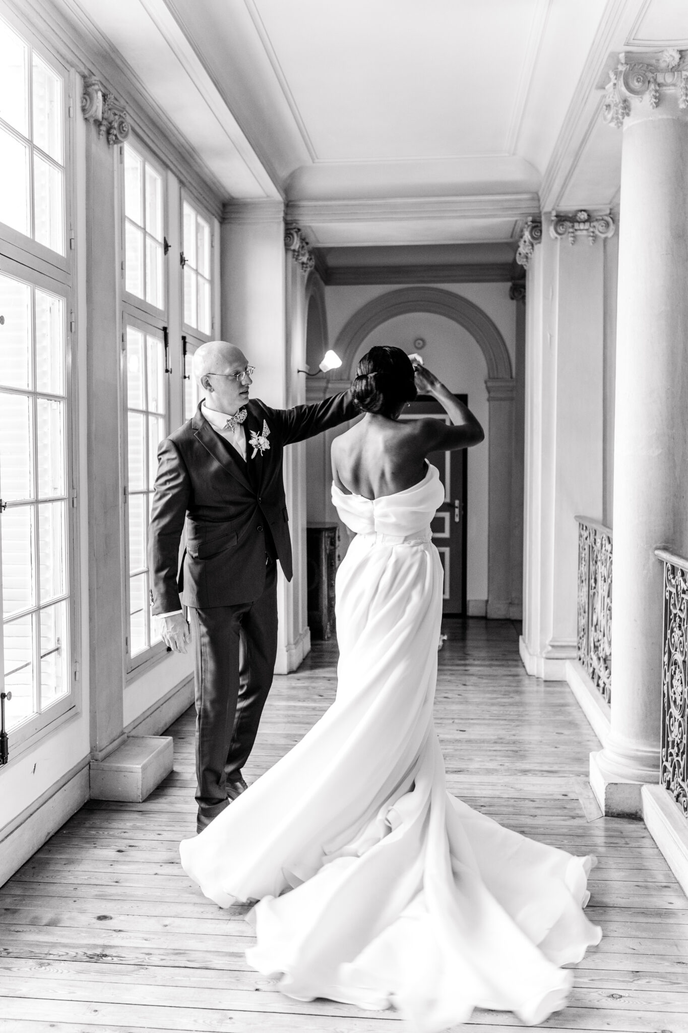 Mariage mixte afro Américain Chateau La Canière - Organsa Wedding Planner