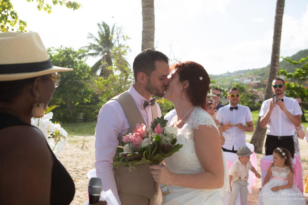 Intimate wedding at Martinique
