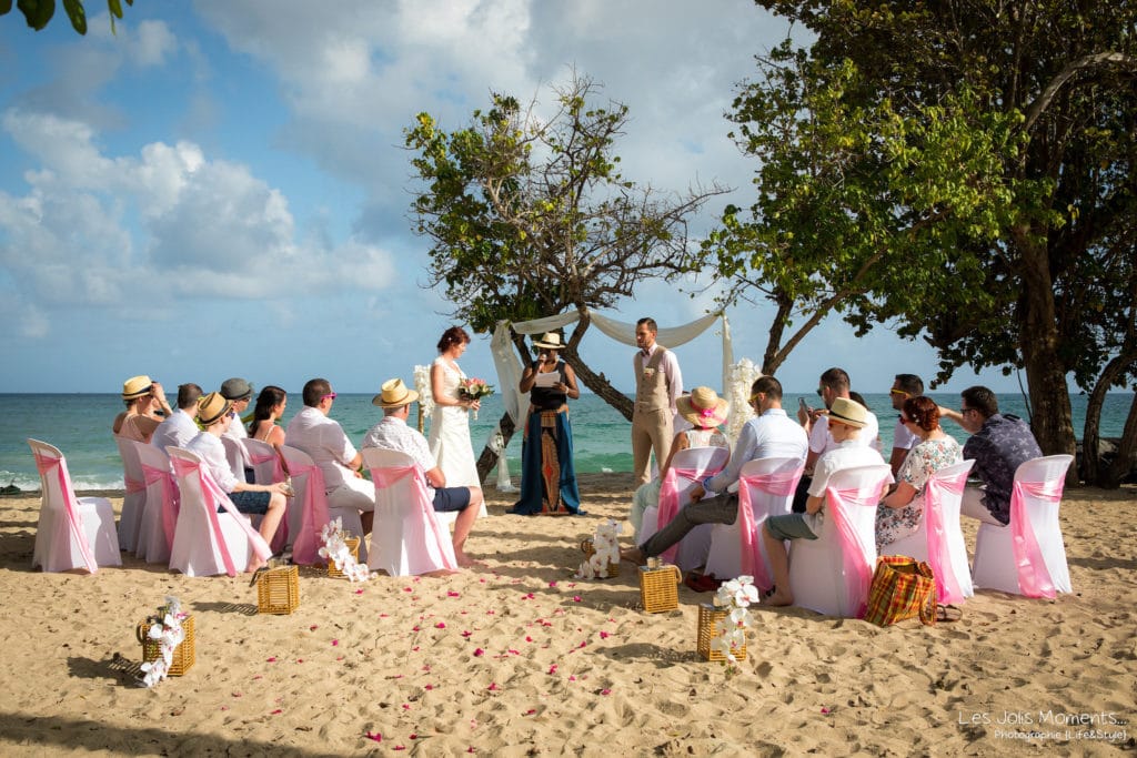 Intimate wedding at Martinique
