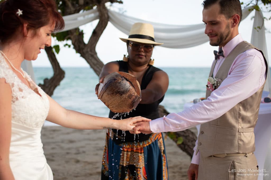 Mariage intime à la Martinique