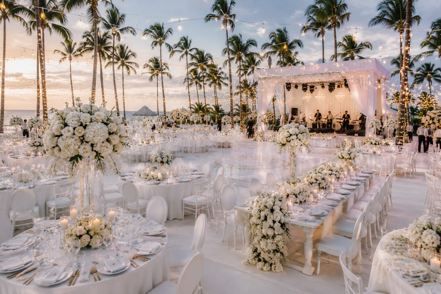 Chic wedding at Punta cana