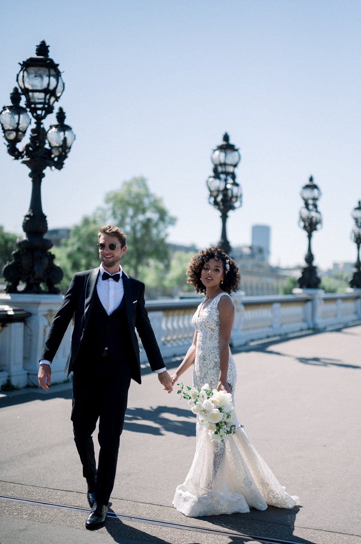 luxury wedding planner Paris - pont Alexandre 3 - Christophe Serrano Photographer