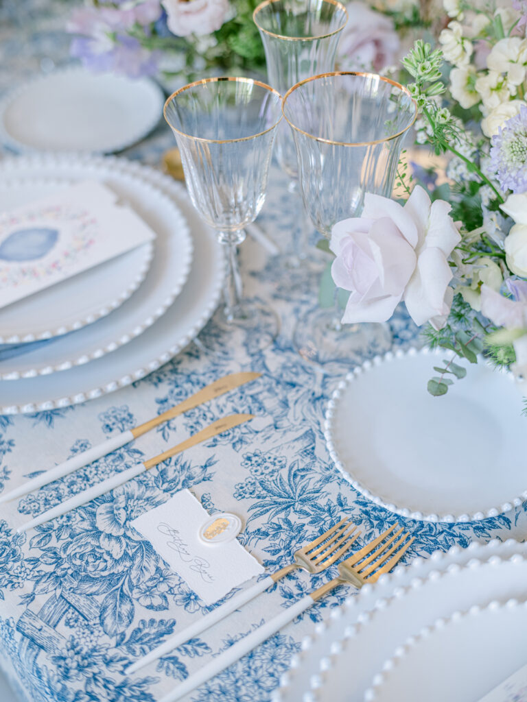 blue wedding - organsa wedding planner in Paris