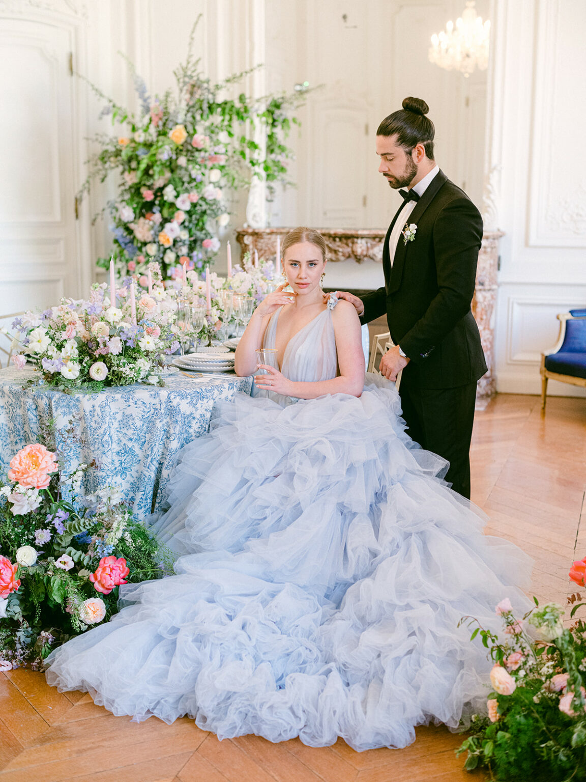 wedding at Château de Ferrières