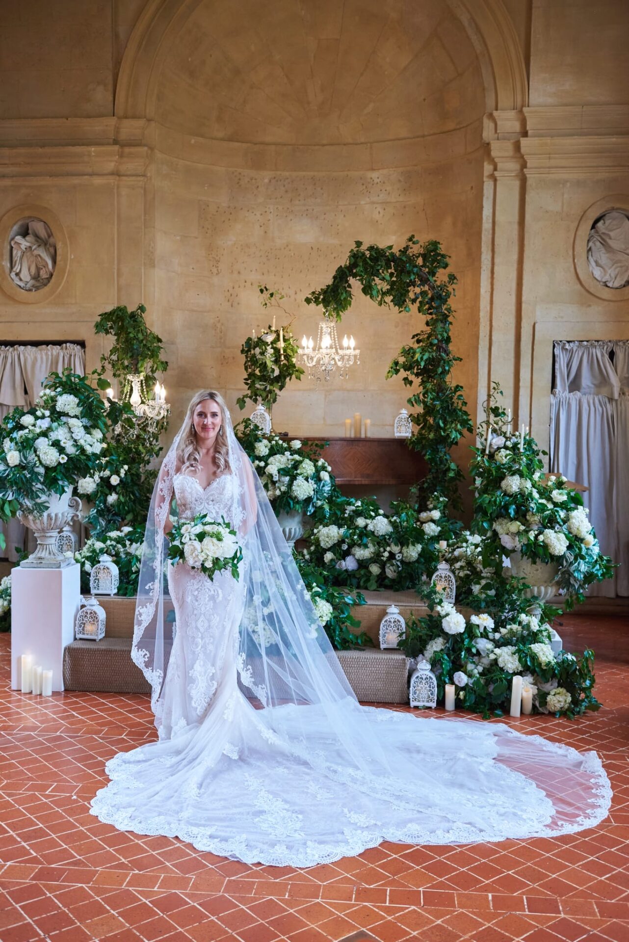 The Ultimate Guide to Luxury Wedding Planning Service in France - chateau de Vallery - indoor ceremony wedding planner in Paris, france