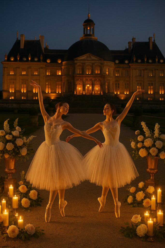 Photo danseuse château de vaux le vicomte