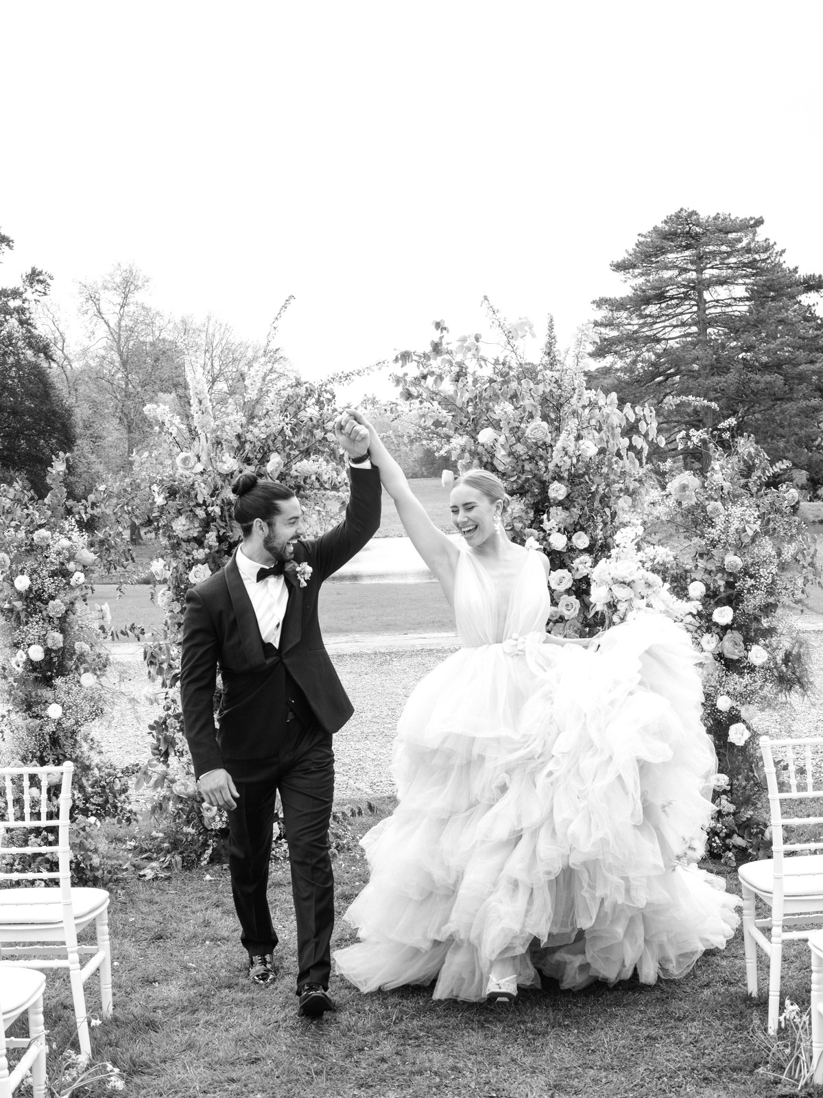 chateau de ferriere wedding ceremony 59
