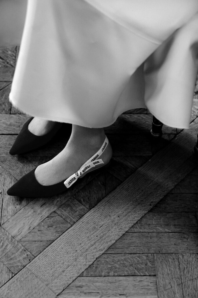 Editorial bridal fashion for a timeless luxury wedding in France